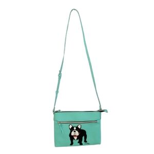 marc tetro French Bulldog adjustable crossbody purse